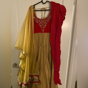 Indian ethnic wear, anarkali
